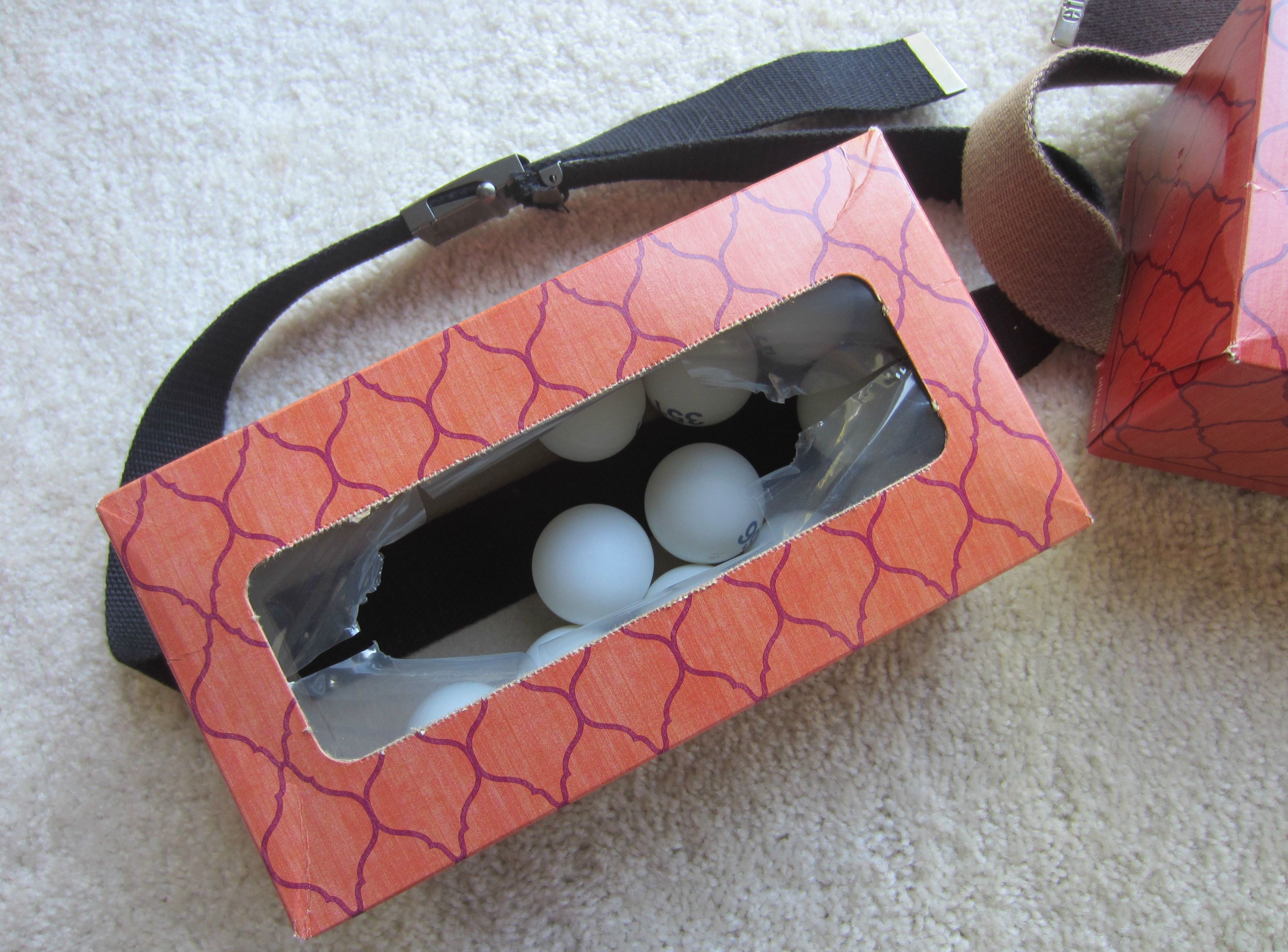 Image result for ping pong tissue box game