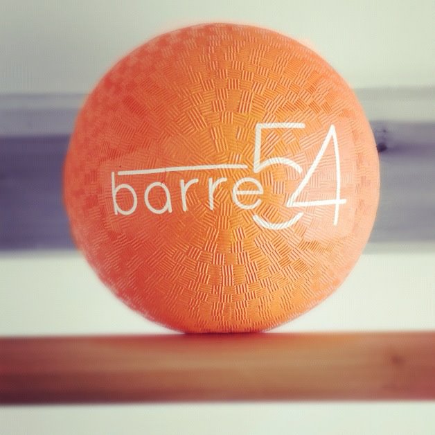 Barre54 ball and logo