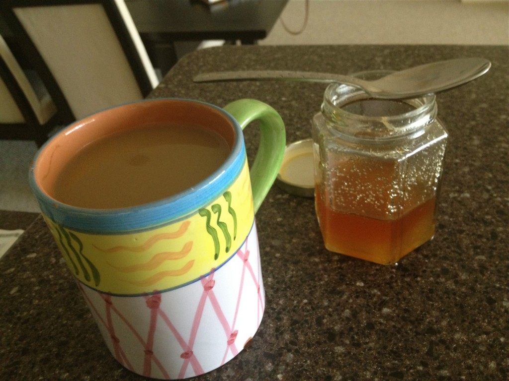 Morning Coffee and a side of all natural mango honey