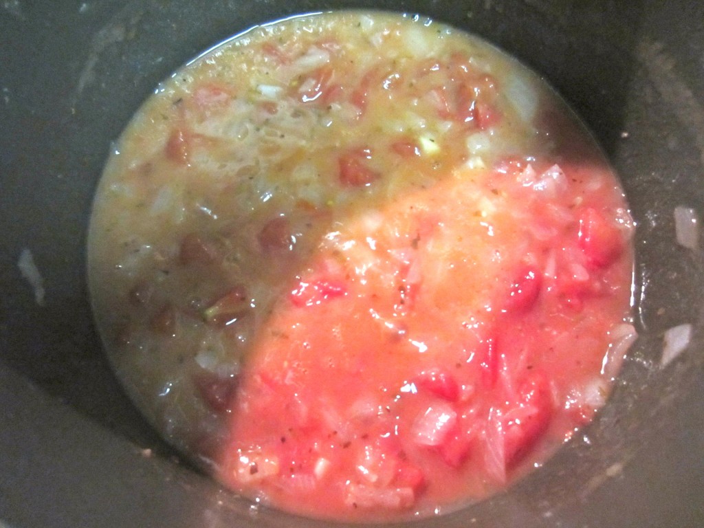 Tomato Bisque bring to boil
