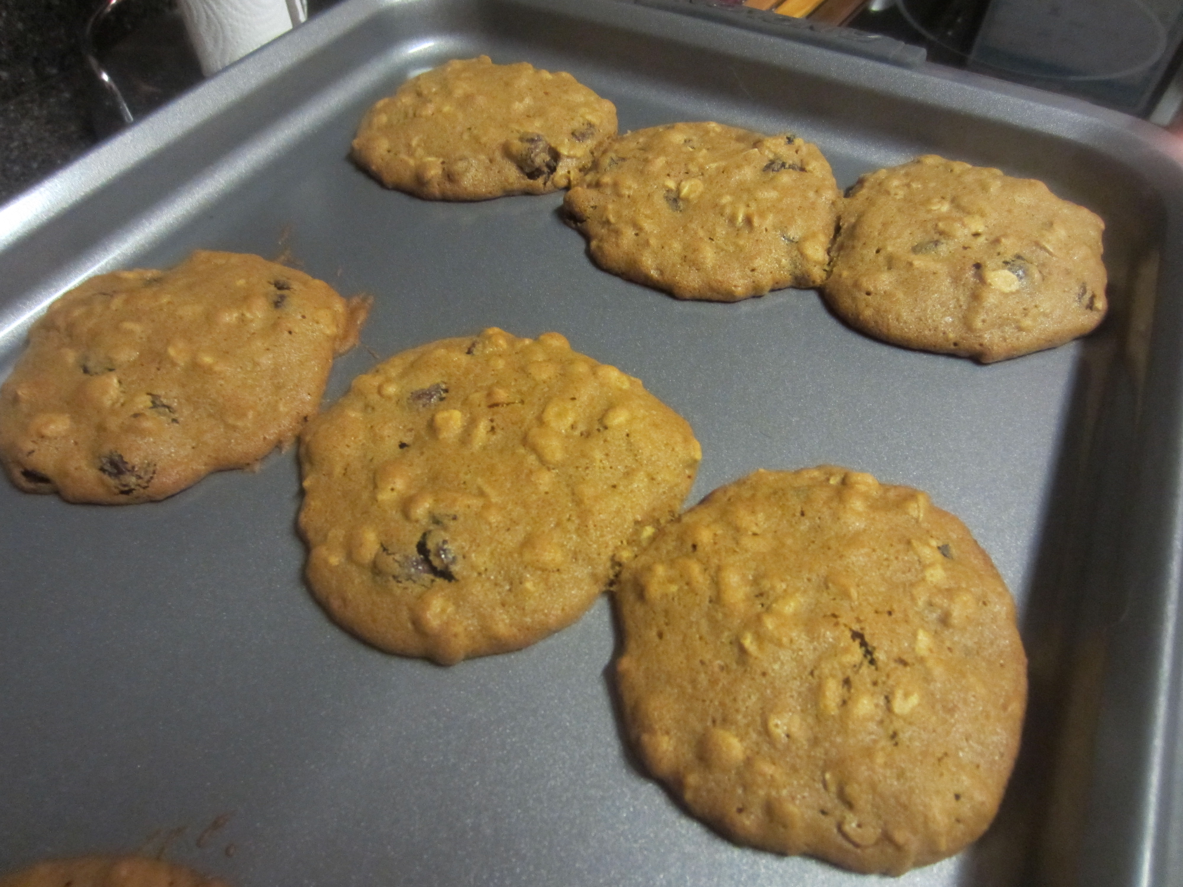 Sweet Potato Oatmeal Raisin Cookies