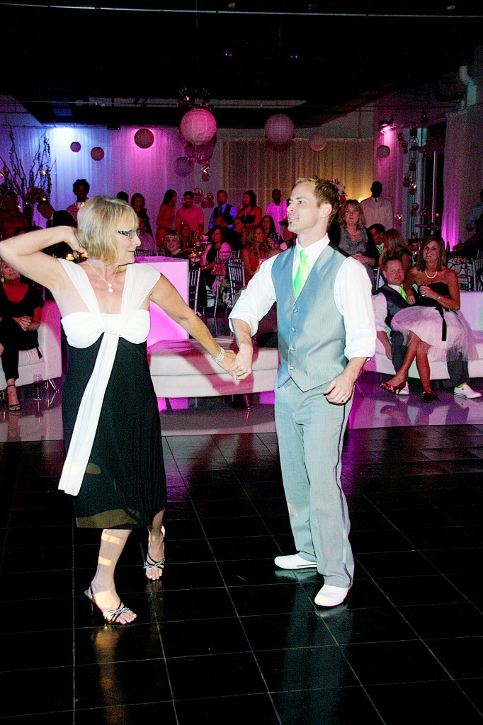 Mother Son dance at wedding reception