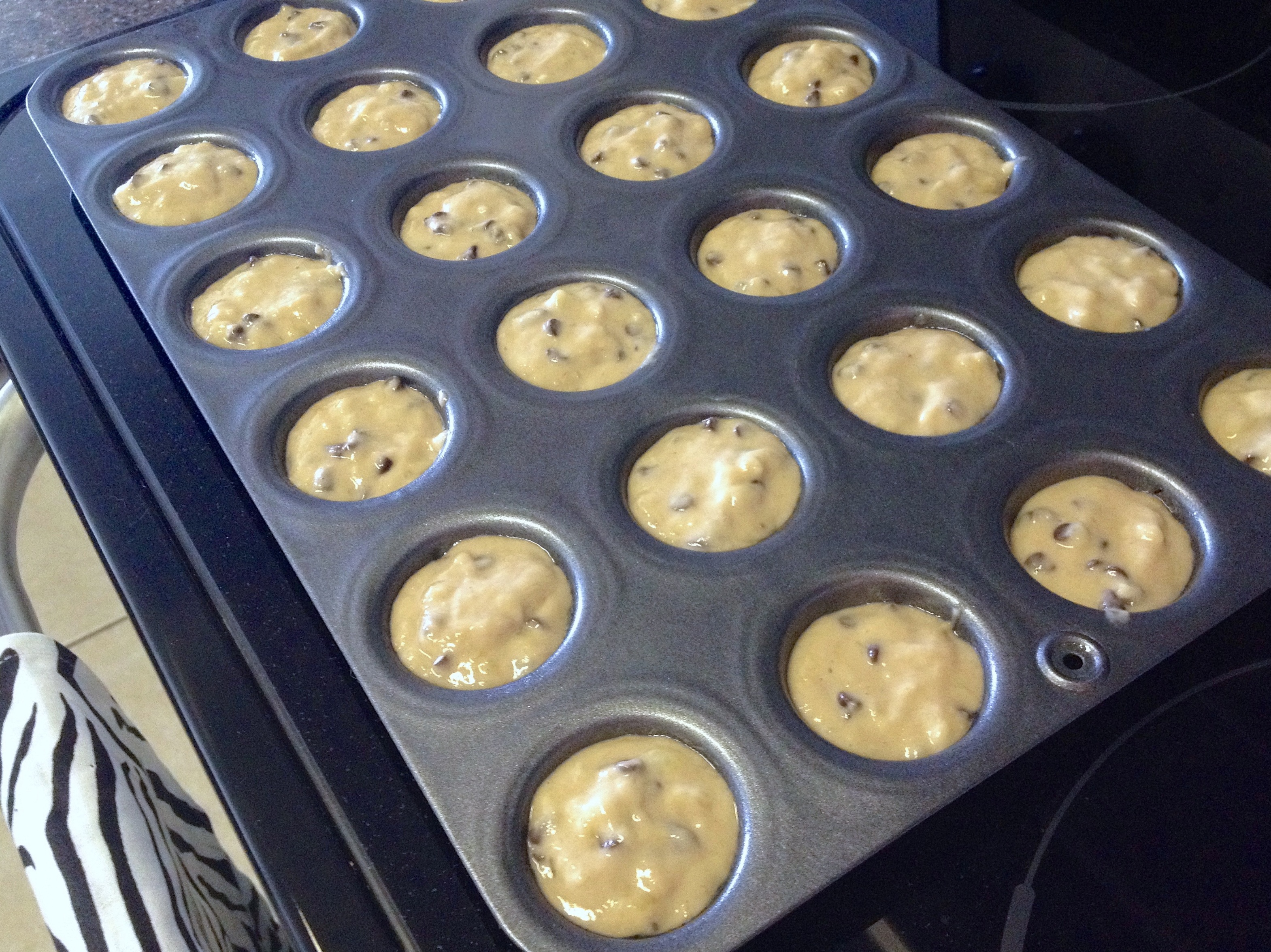 muffins ready for oven
