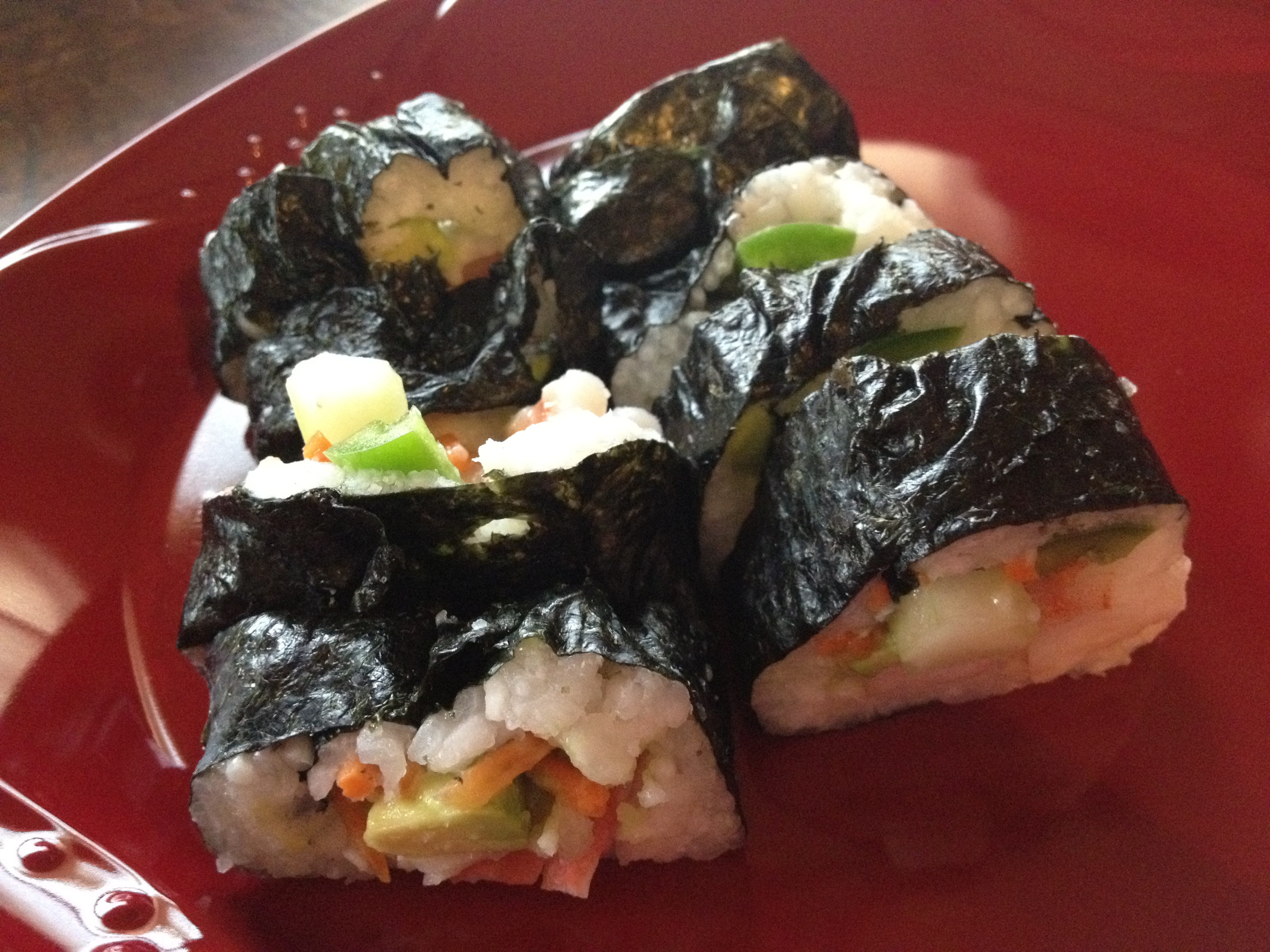 make your own sushi rolls fail
