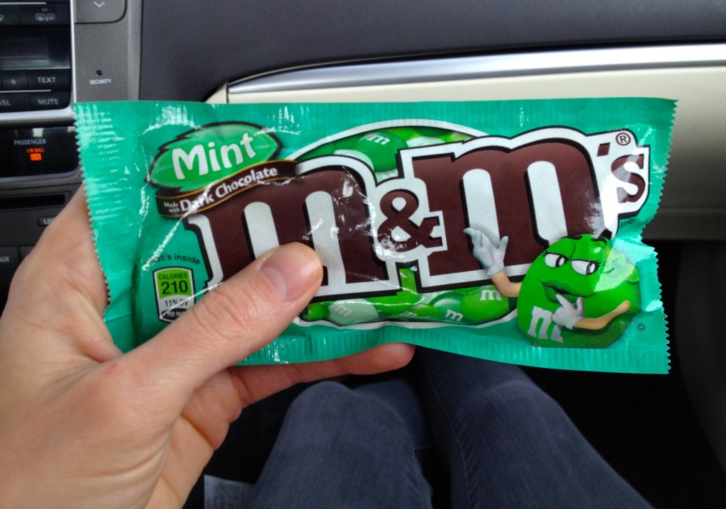 Mint Chocloate M&Ms