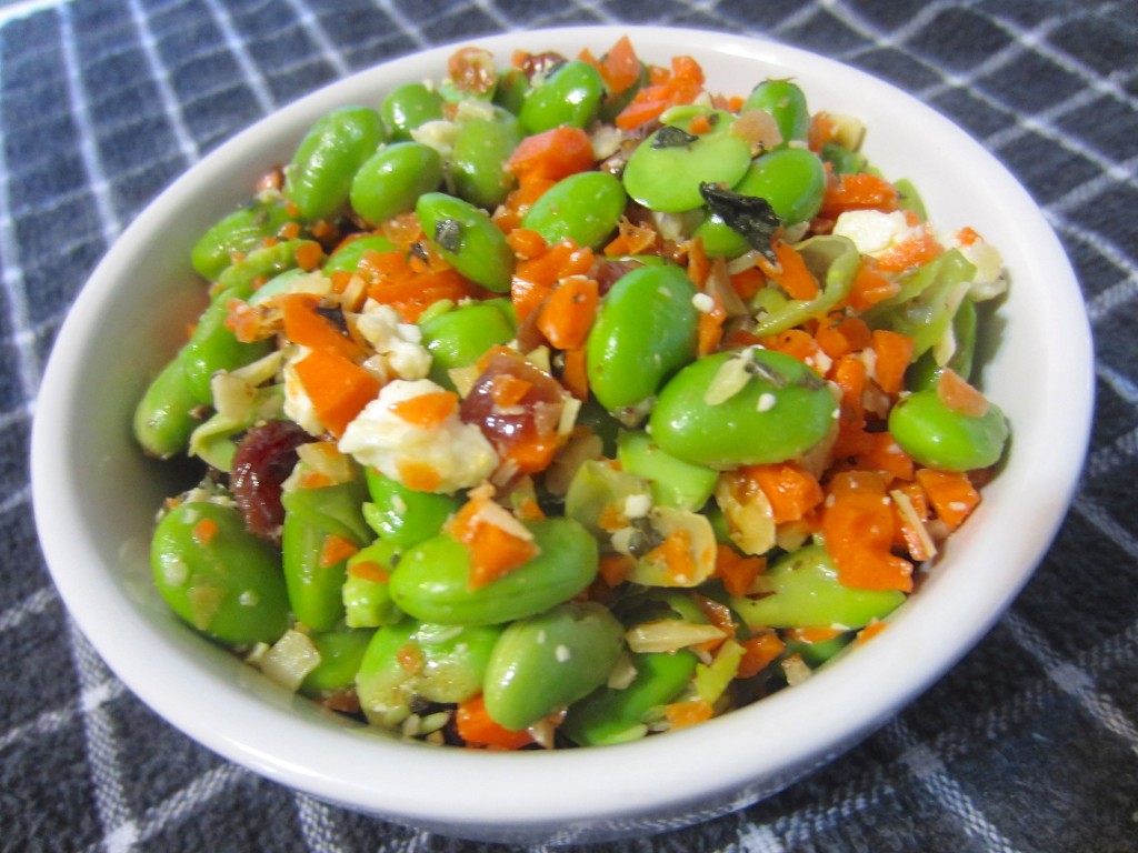 Edamame and Cranberry with Feta Salad