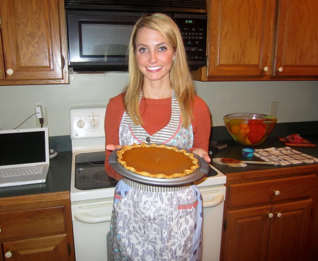 my first pumpkin pie