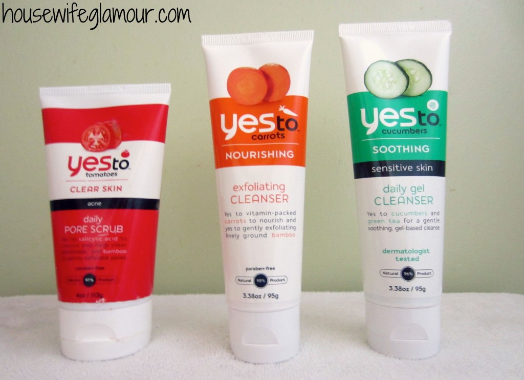 Yes To Carrots cleansers