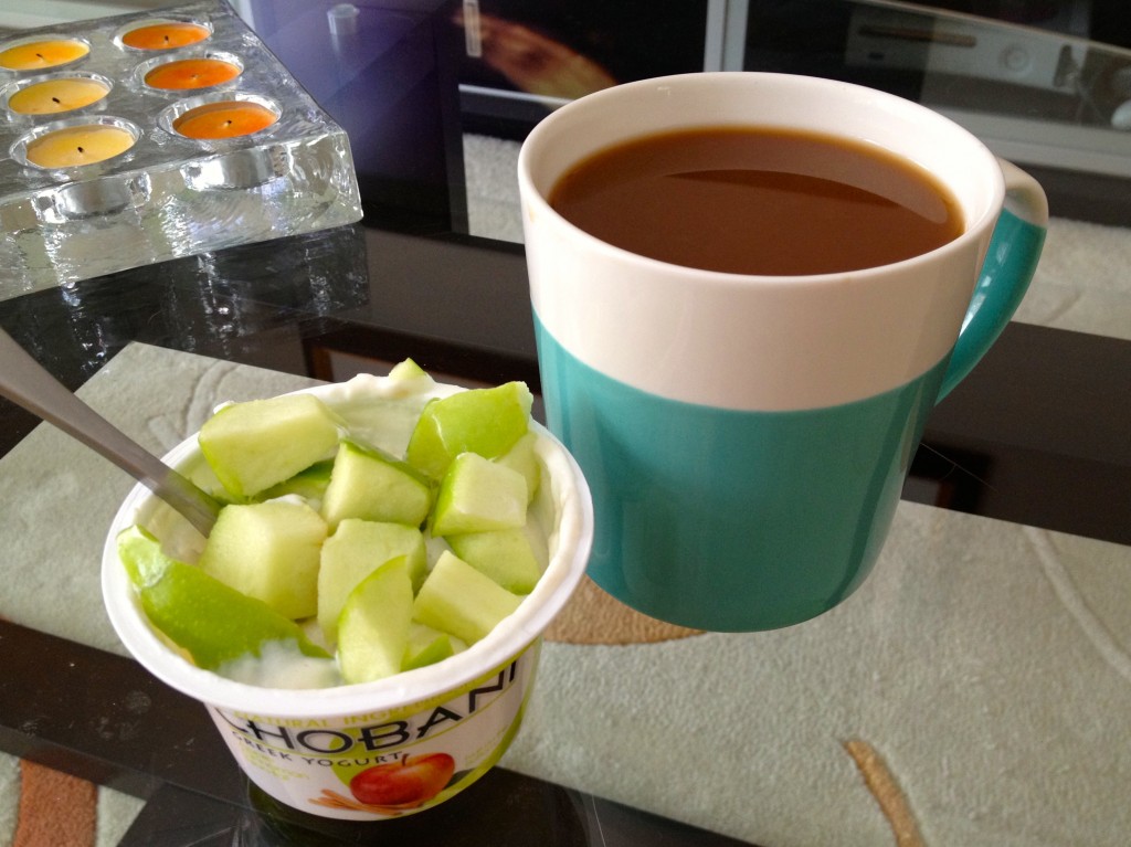 healthy breakfast chobani yogurt
