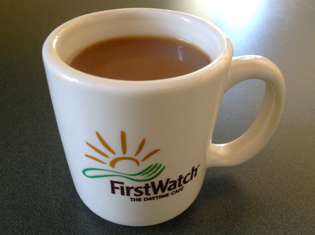 First Watch coffee mug