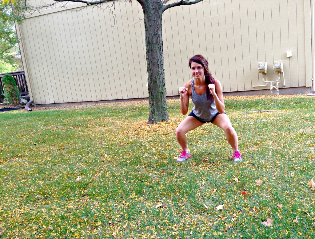 workout outside squats