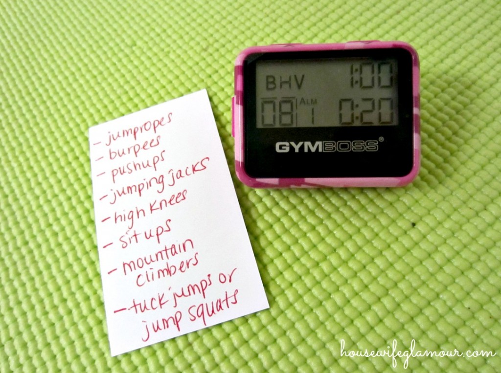 GymBoss interval timer review and workout