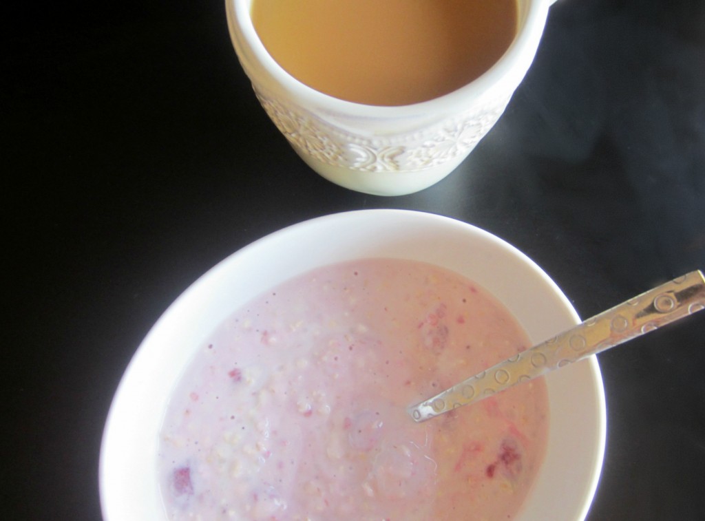coffee and overnight oats