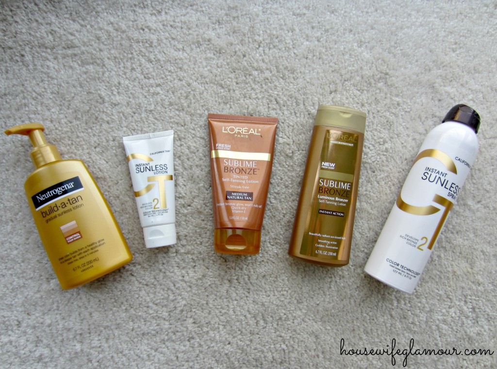gradual to instant tanning products