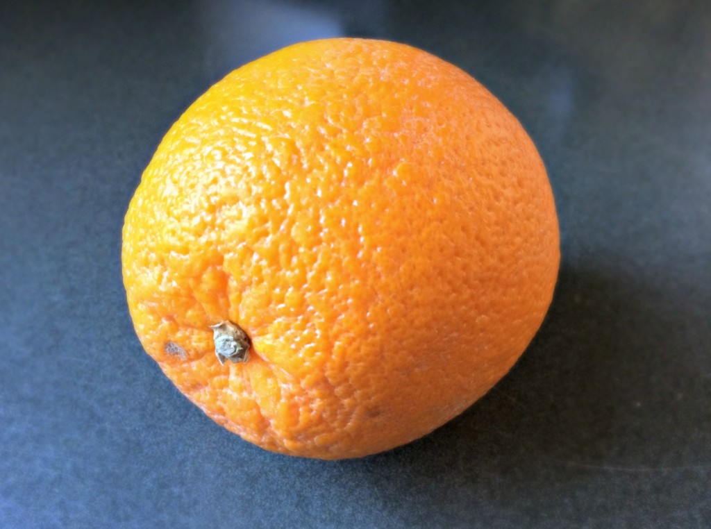 navel orange for a snack