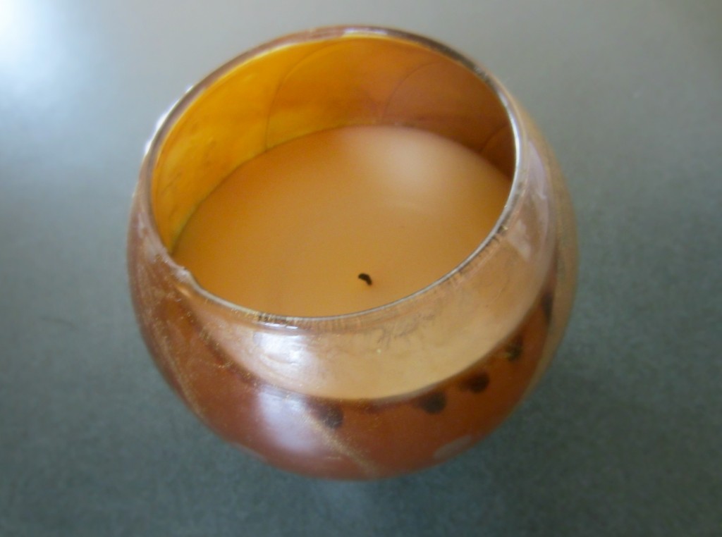 wax on the inside candle