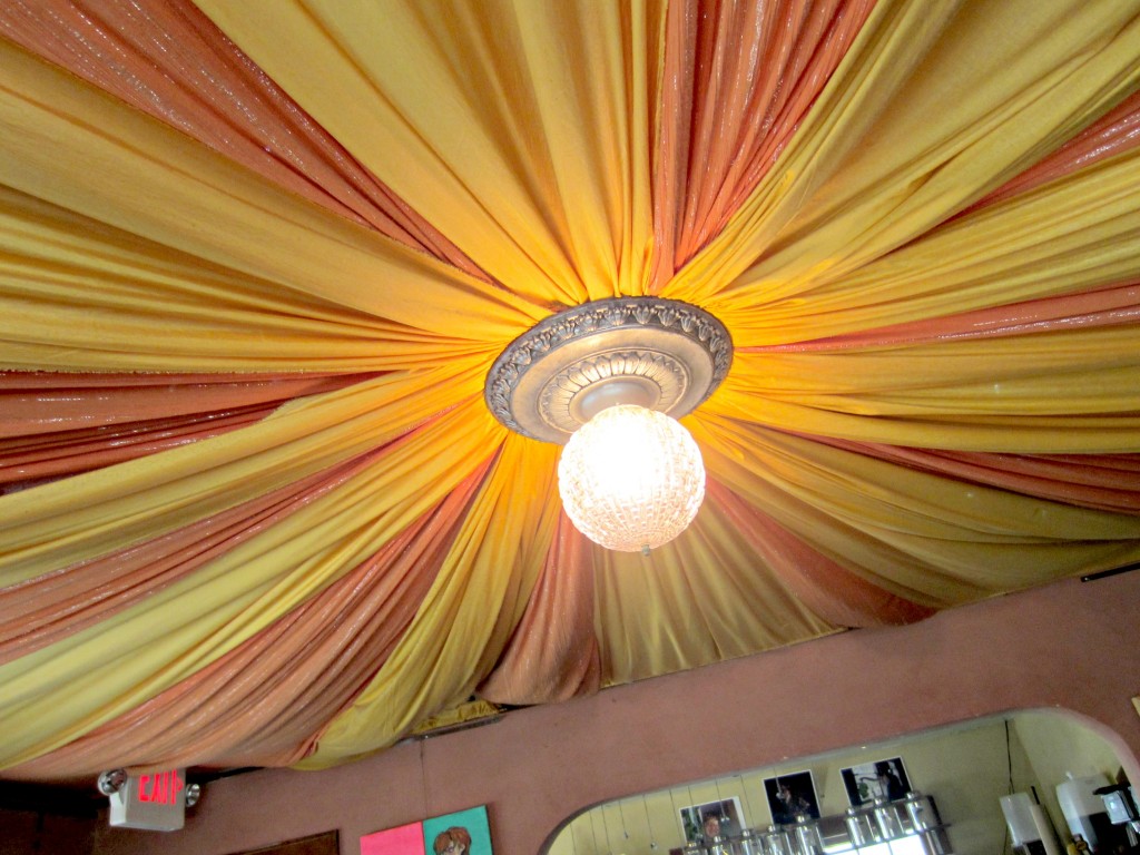 dandelion communitea cafe ceiling