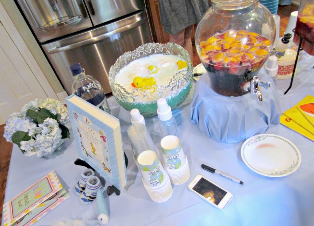 Baby Shower Punch Table