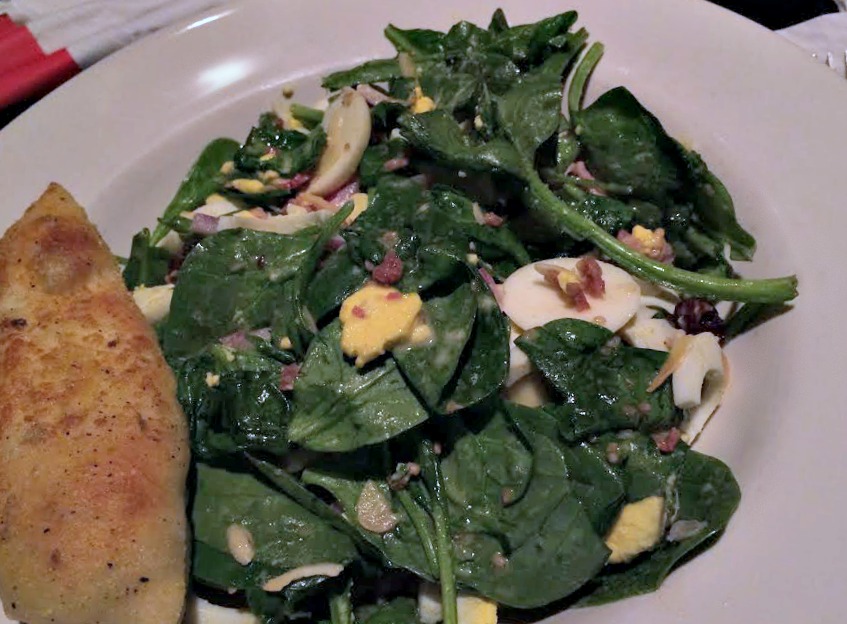 spinach and bacon salad