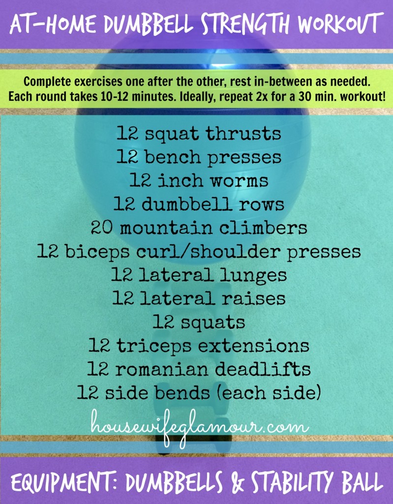 At-Home Dumbbell Strength Training Workout