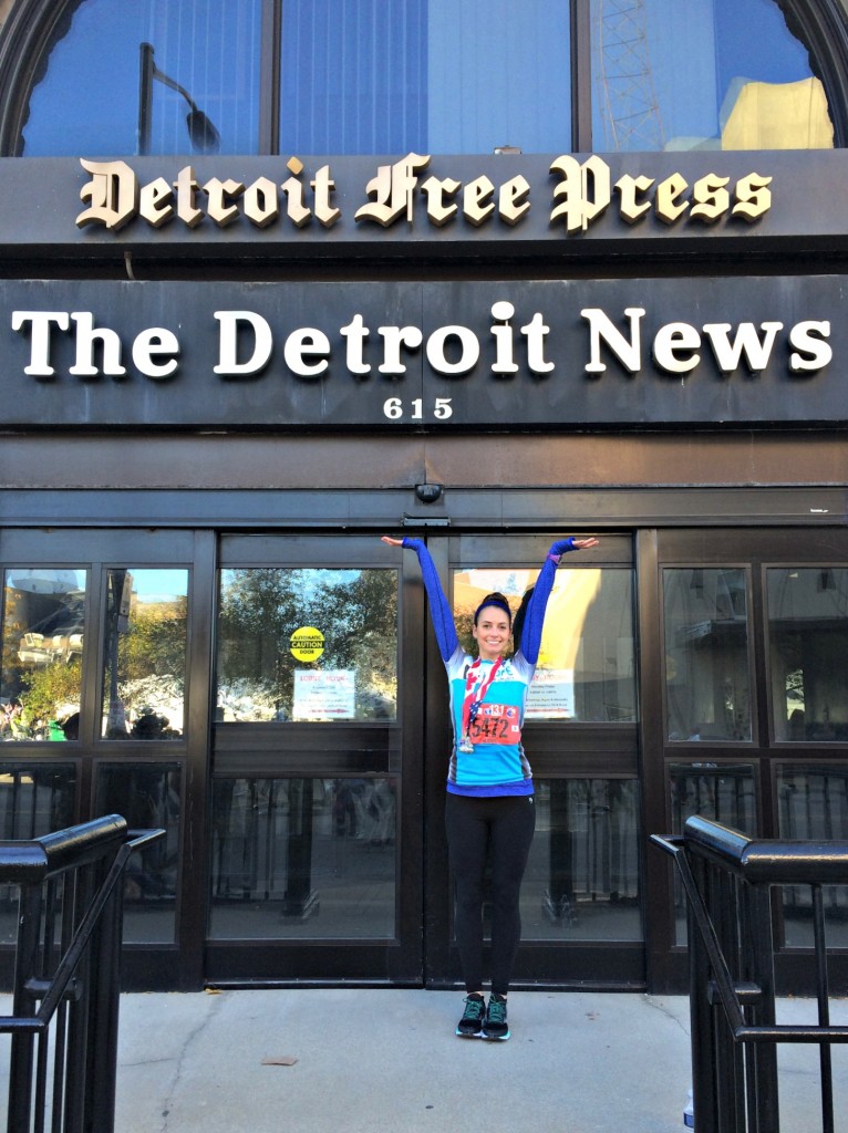 Detroit Free Press post race picture