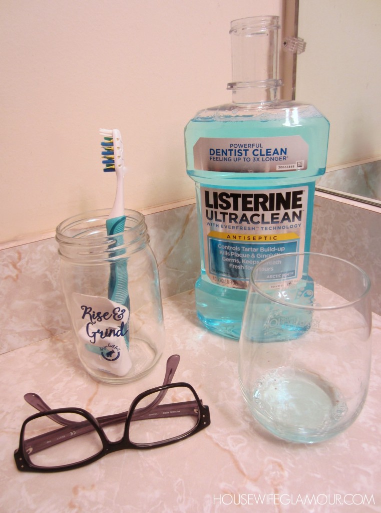 Listering Antiseptic morning routine