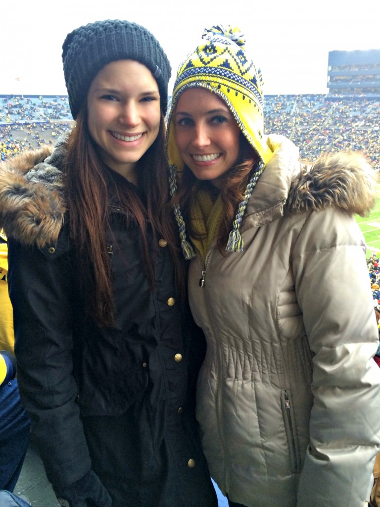 u of m game with alex