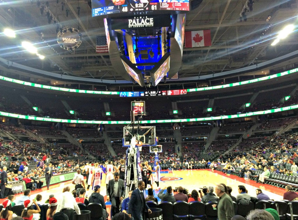 pistons home game