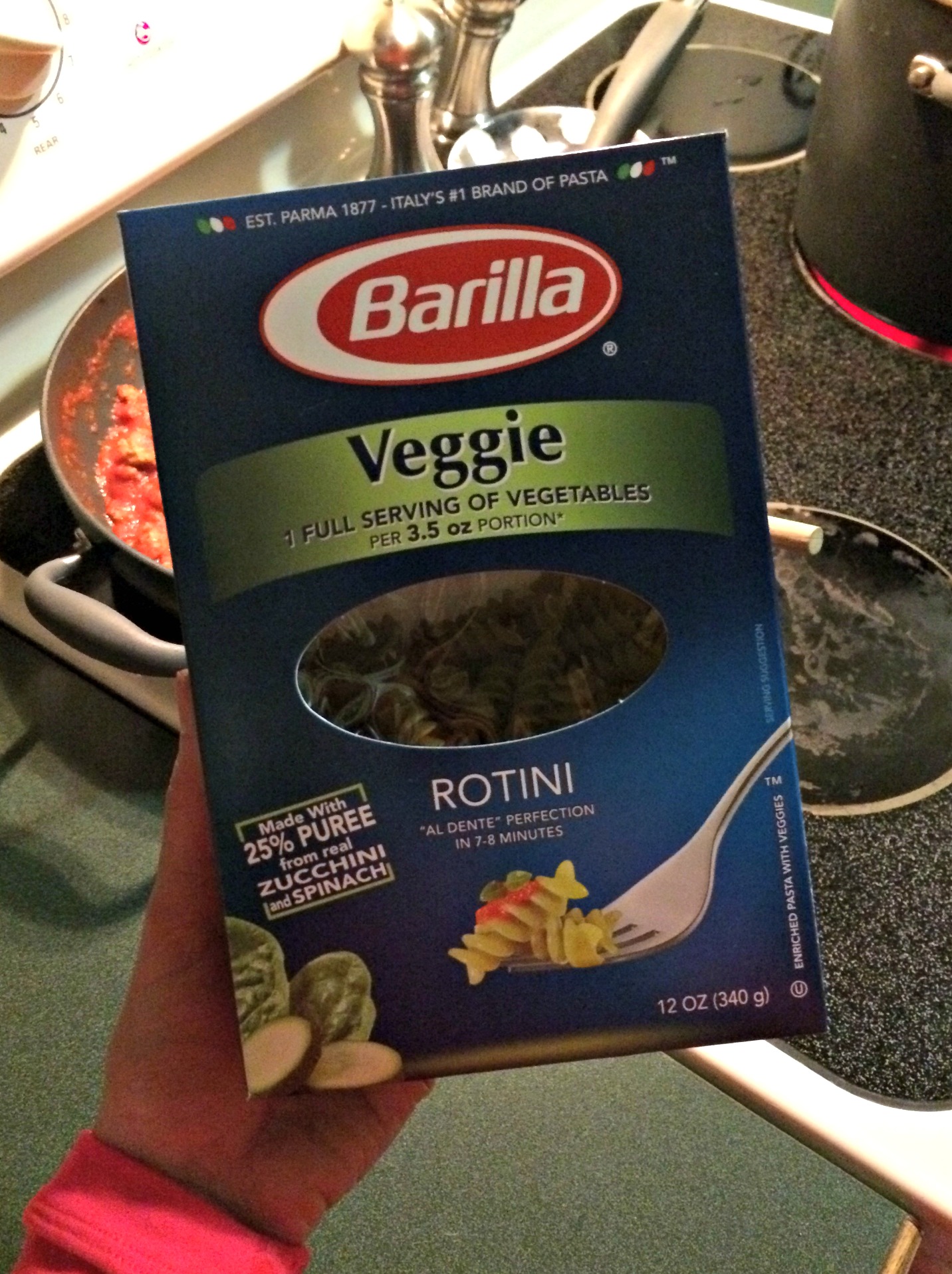 barilla veggie rotini noodles