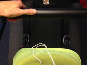 rest on treadmill during intervals