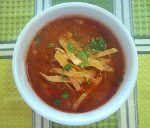 Healthy Chicken Tortilla Soup
