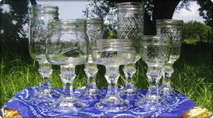 Redneck Wine Drinking Glasses