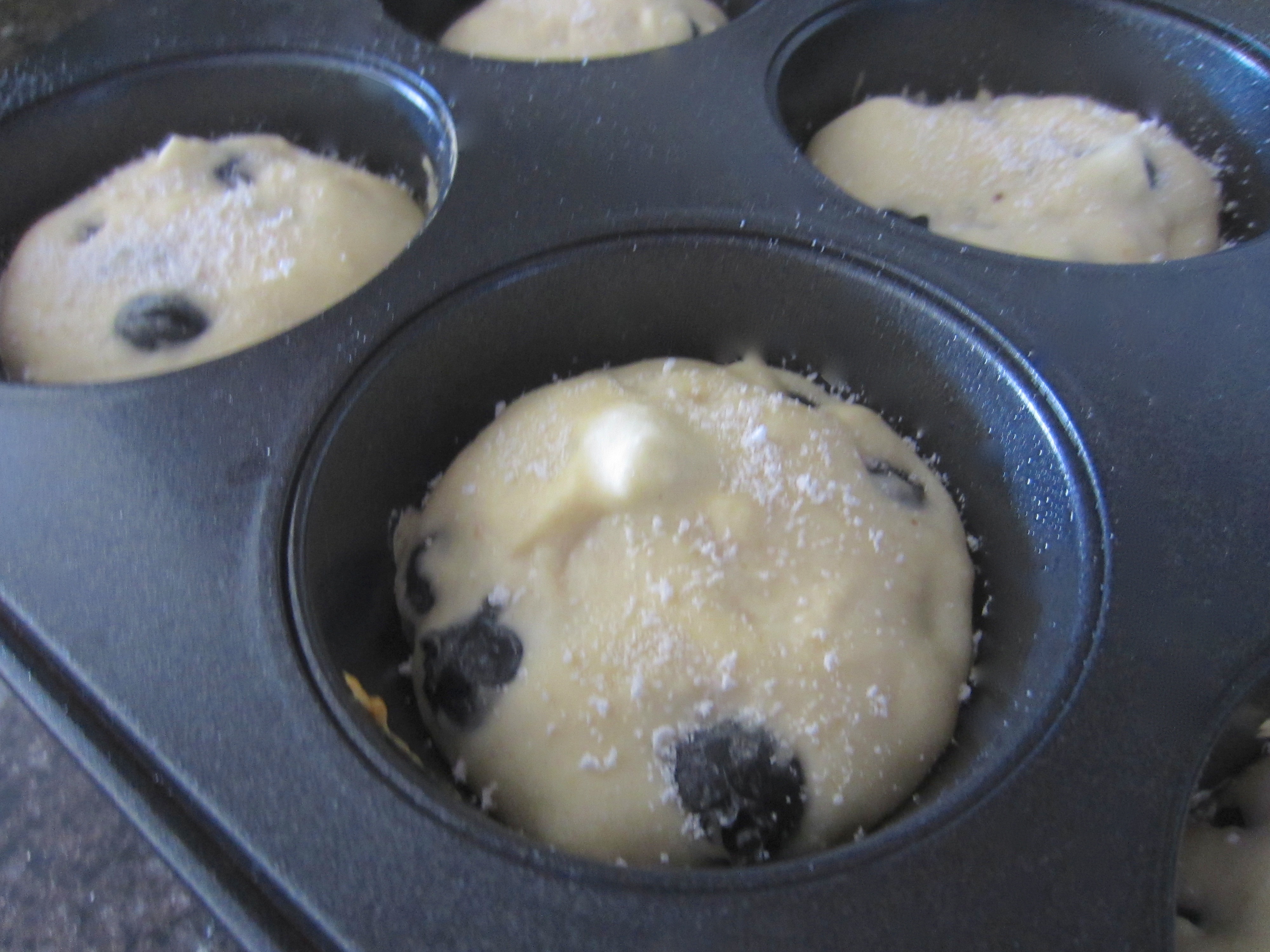 Blueberry Muffins ready to bake