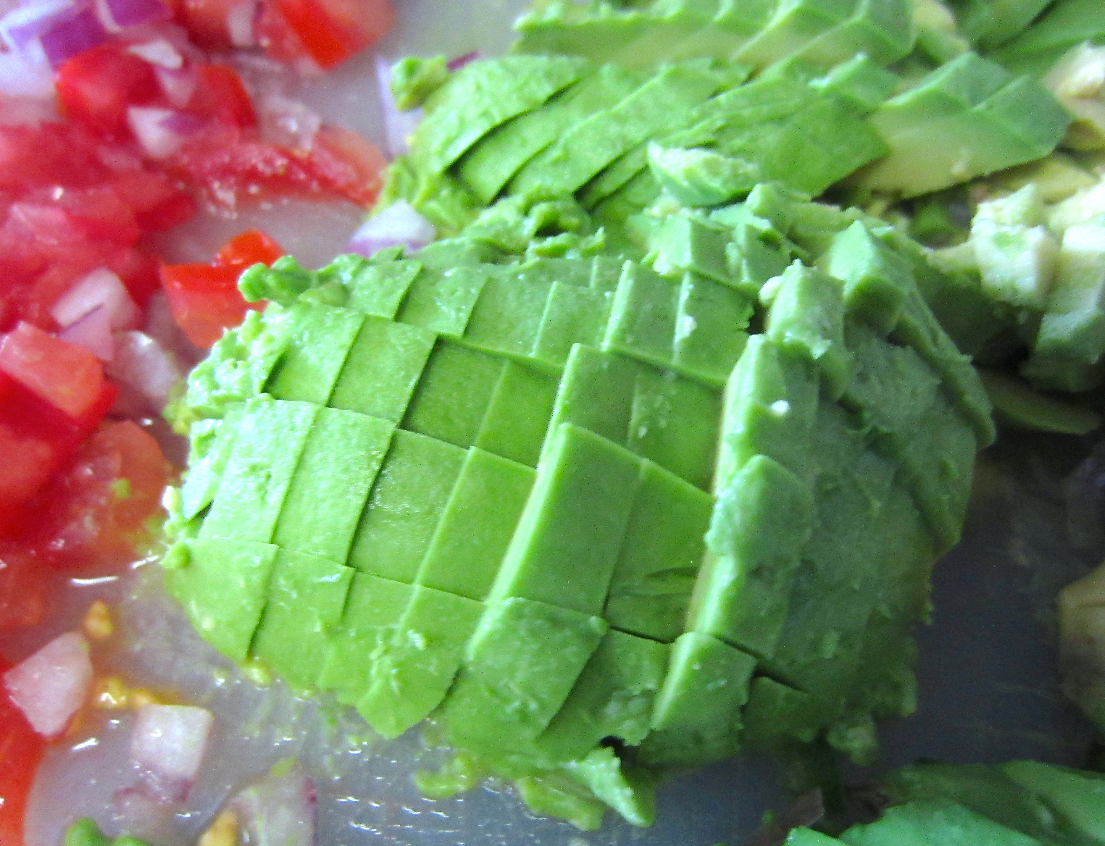 Cutting Avocado for Guacamole