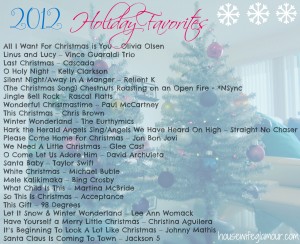 2012 Holiday Favorites Playlist