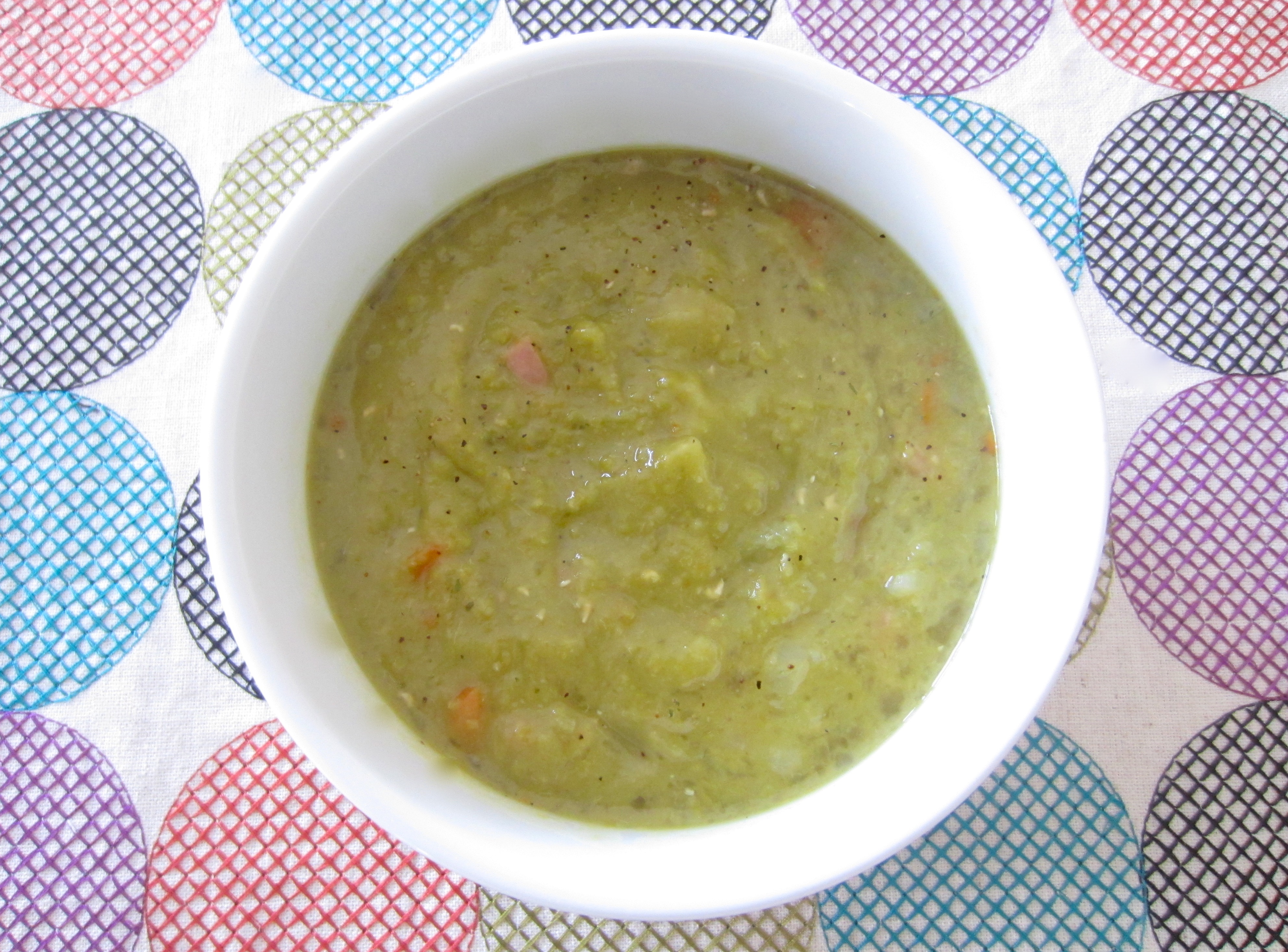 homemade split pea and ham soup