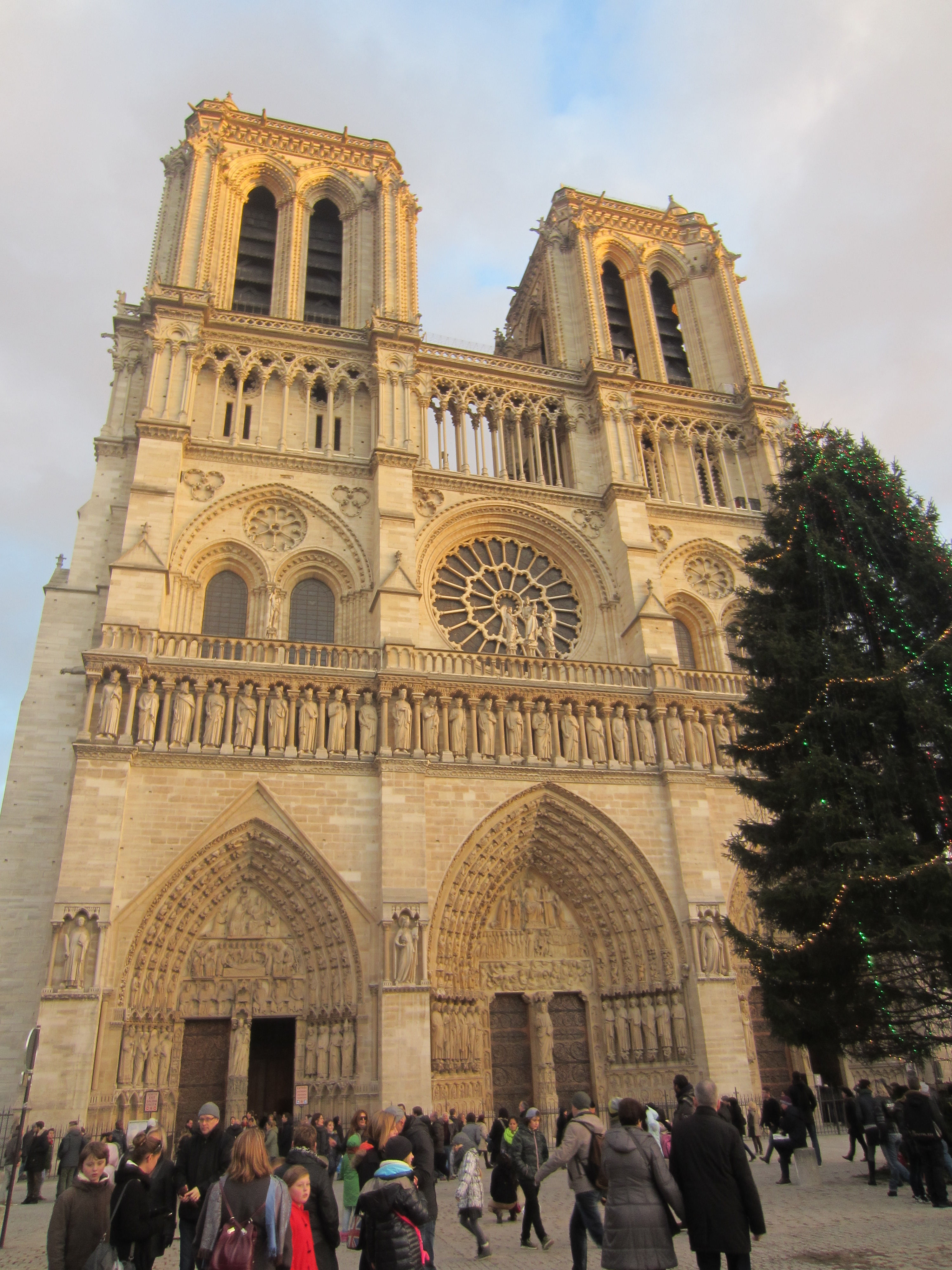 front of notre dame