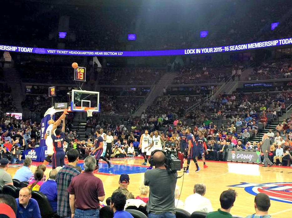 detroit pistons home game