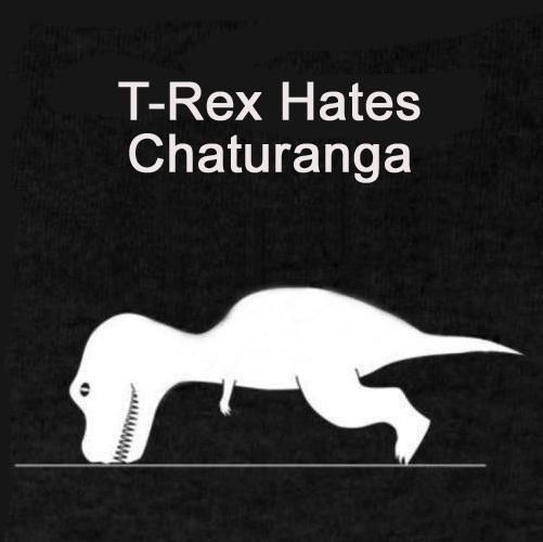 trex hates chaturanga