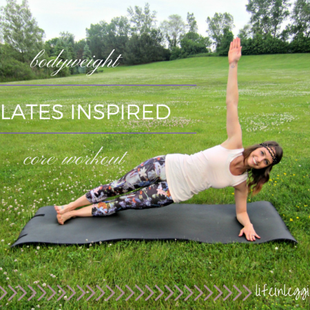 bodyweight pilates inspired core workout and exercise demonstrations