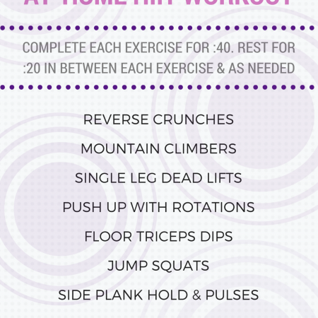30 minute at-home hiit workout