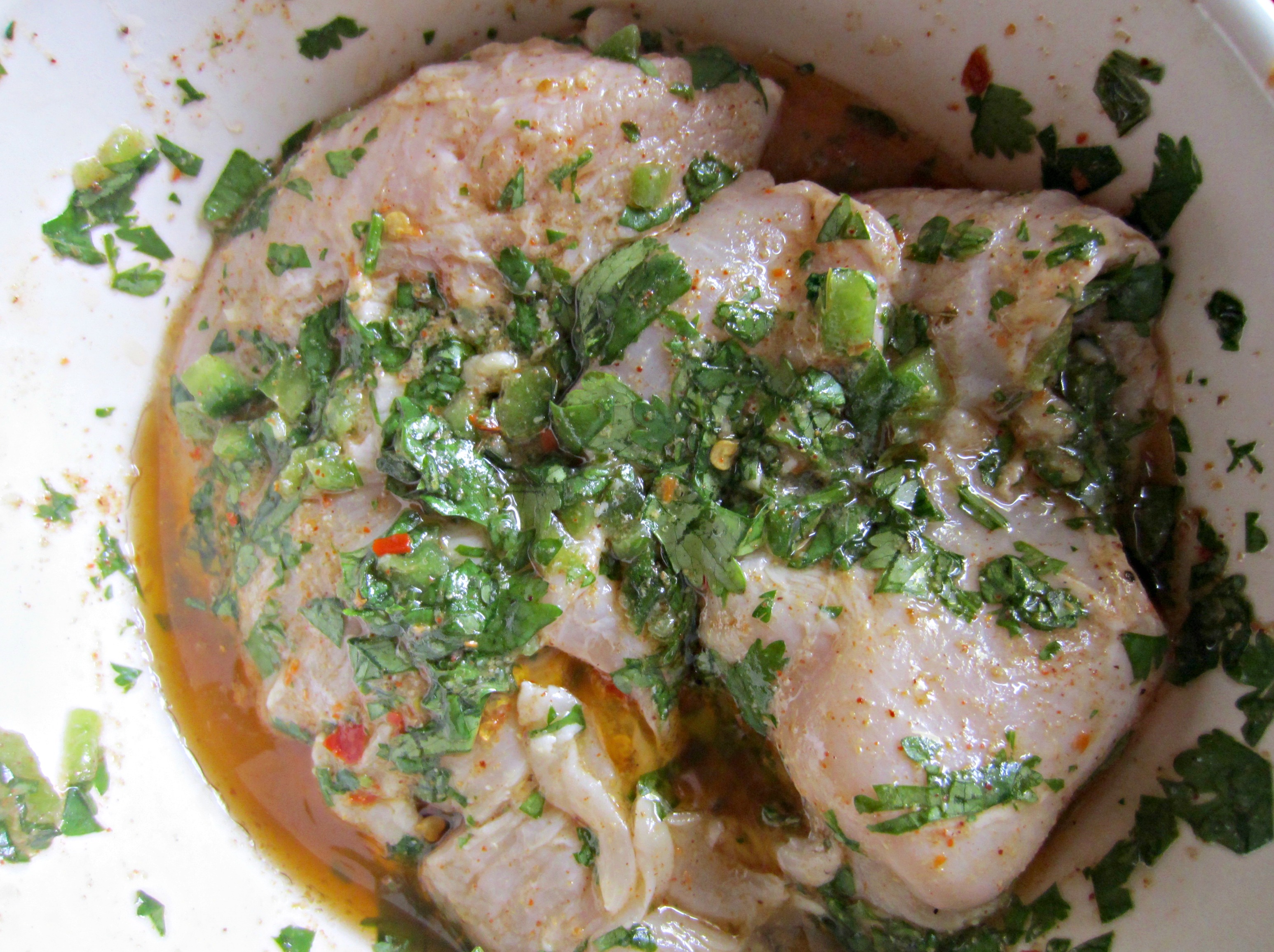 marinating chicken for fajitas