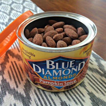 pumpkin spice blue diamond almonds