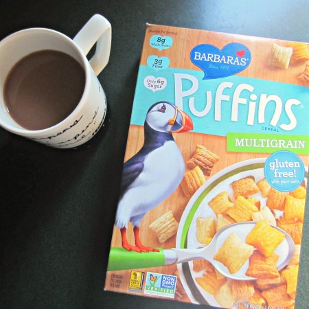 Puffins gluten free cereal