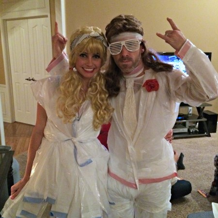White Trash Prom DIY Halloween Costume