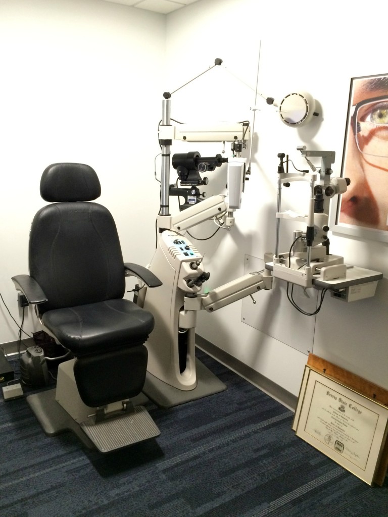 LensCrafters eye exam