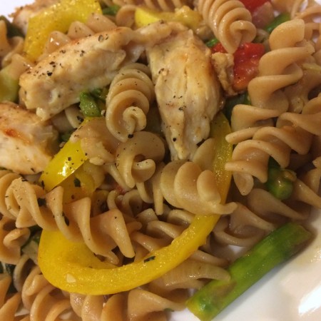 healthy pasta recipe with vegetables