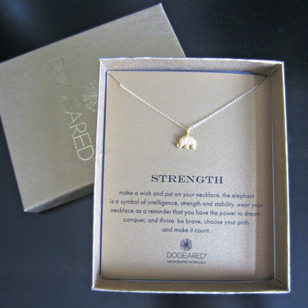 Dogeared elephant necklace