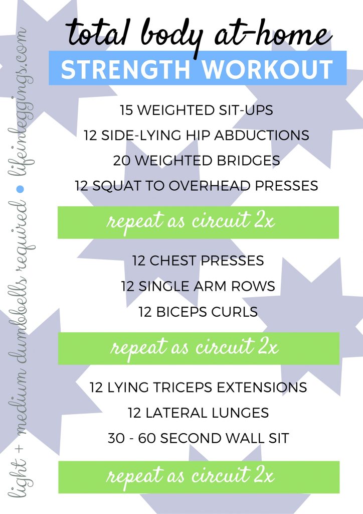 total body at-home strength workout