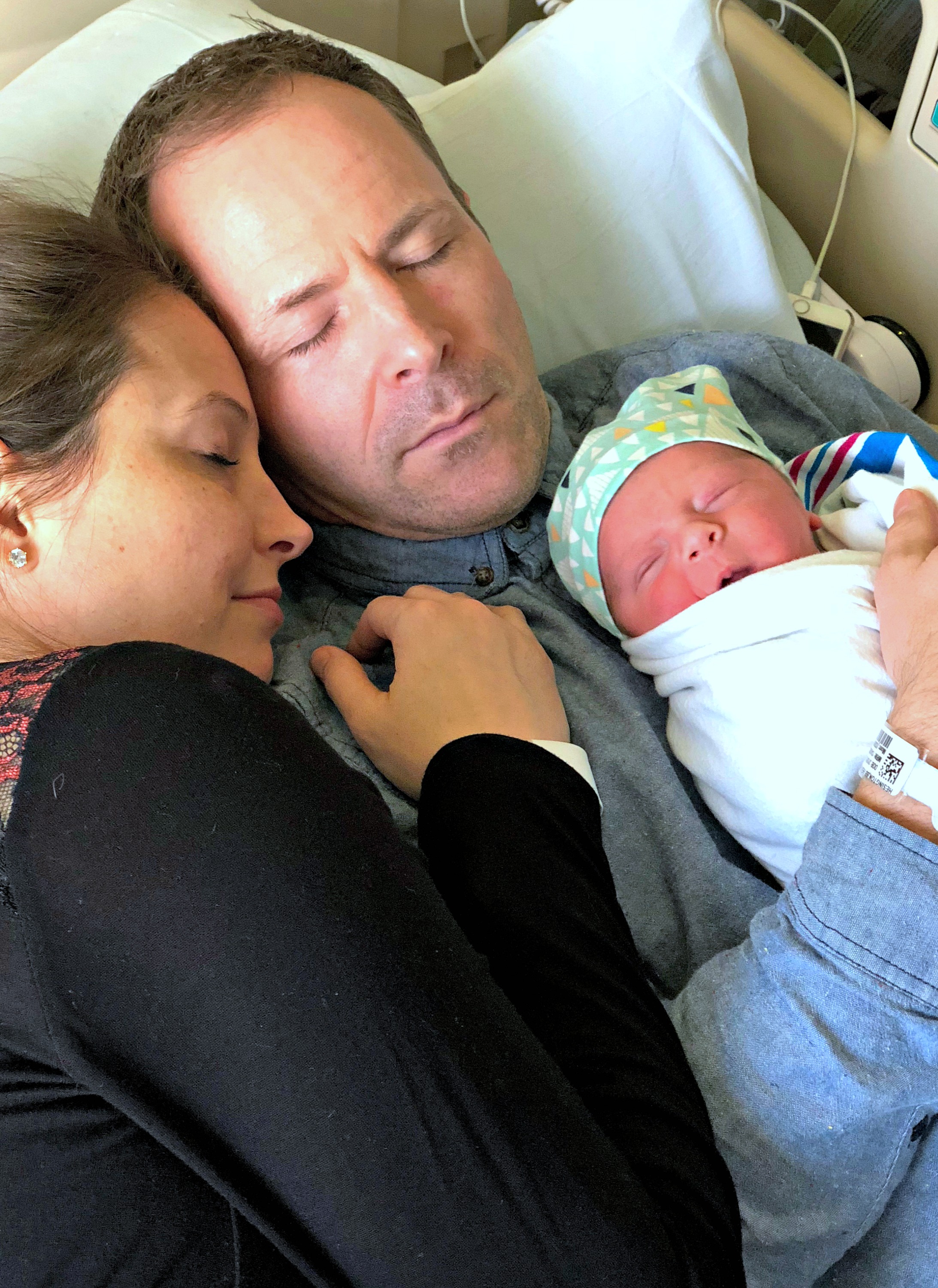 scott heather and baby sky in hospital